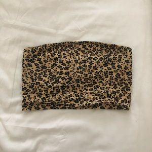 Cheetah Print Tube Top